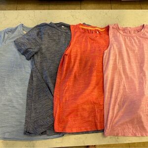 Lot of 4 All in Motion girls shirts in girls size L